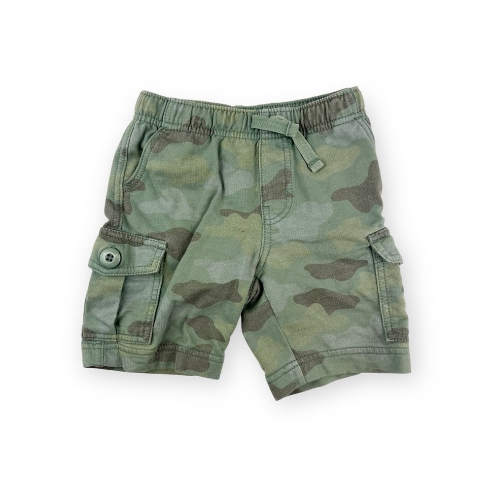 Tea Collection Green Camo Kids Shorts
